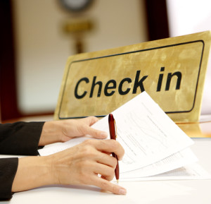 check-in